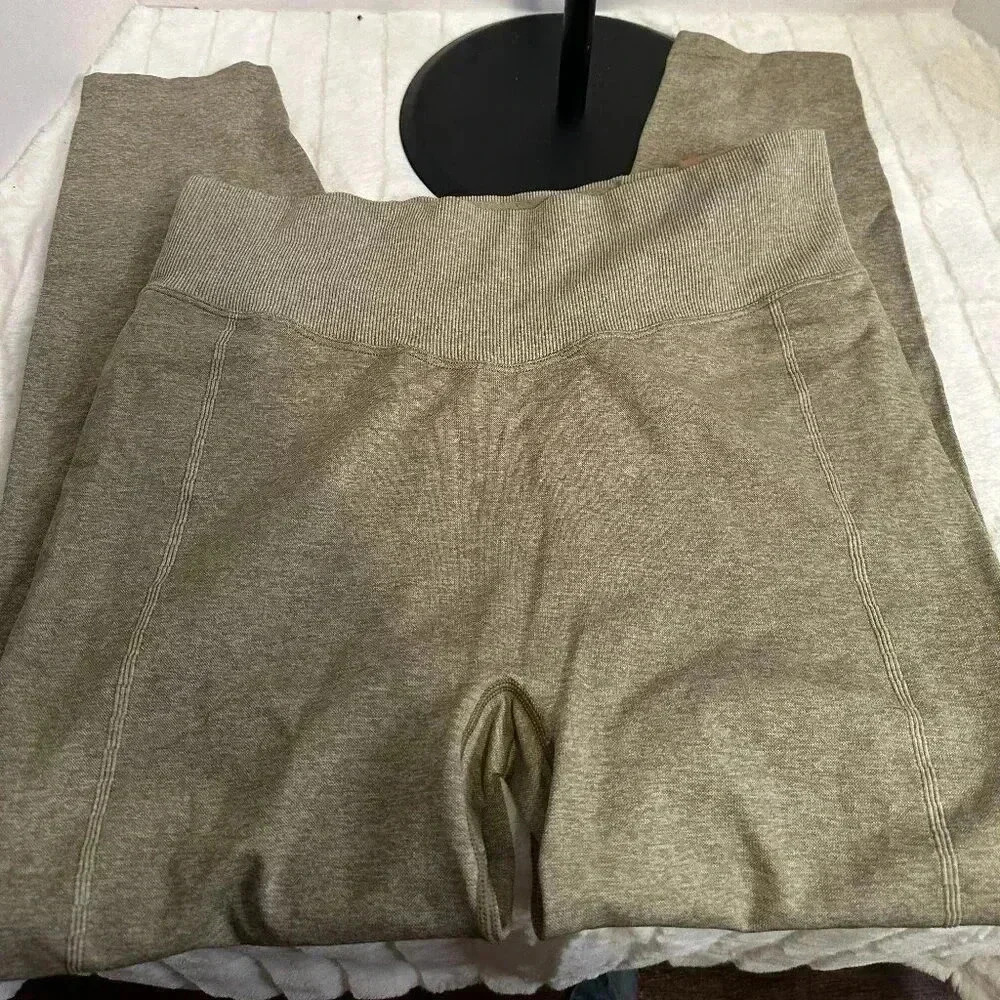 Victoria Secret High Waist Mesh Leggings XXL Green